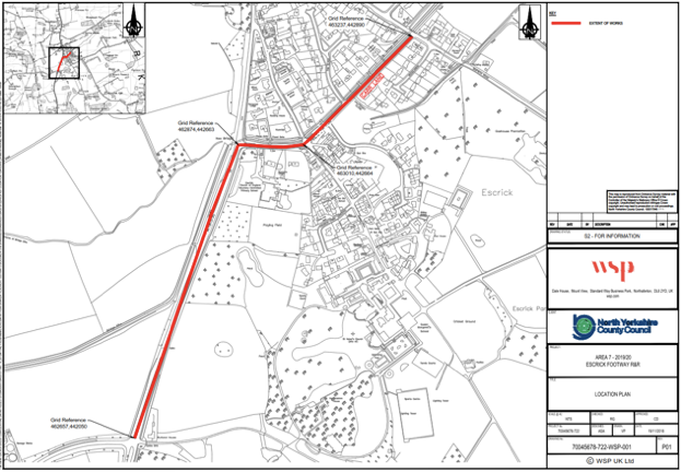 Map of planned works